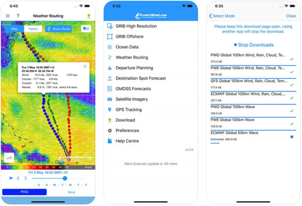 predictwind offshore app