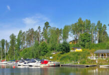 Hafen/Marina Lustholmen (Schweden/Bottnischer Meerbusen)