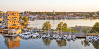 Hafen/Marina Slottsholmen Västervik (Schweden/Ostküste)