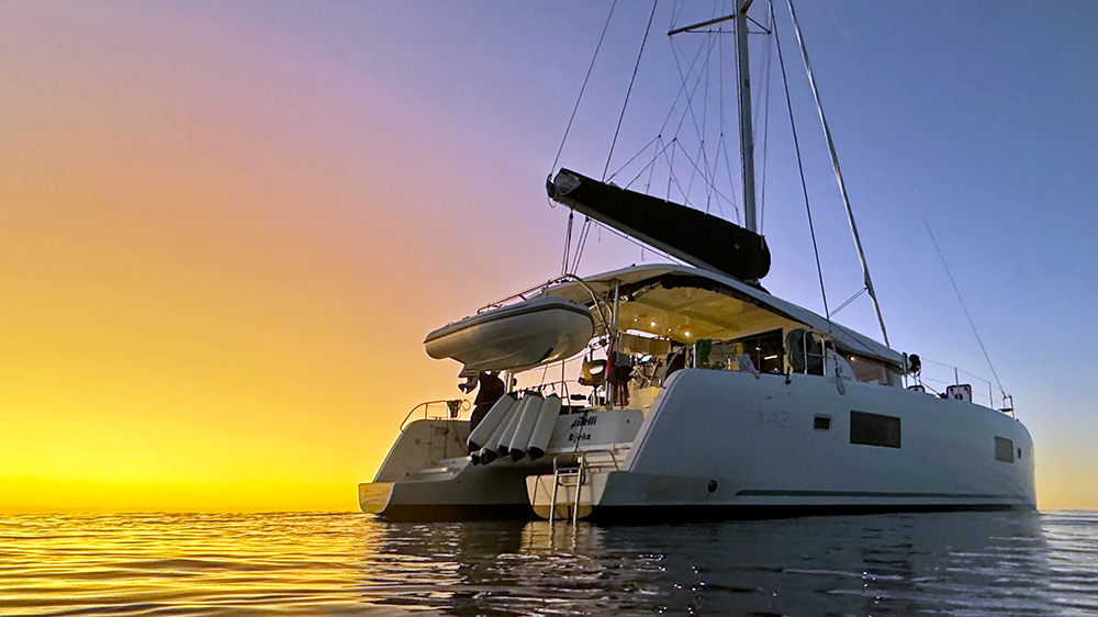 blauwasser_online_atlantiküberquerung_lagoon42_schwimmen