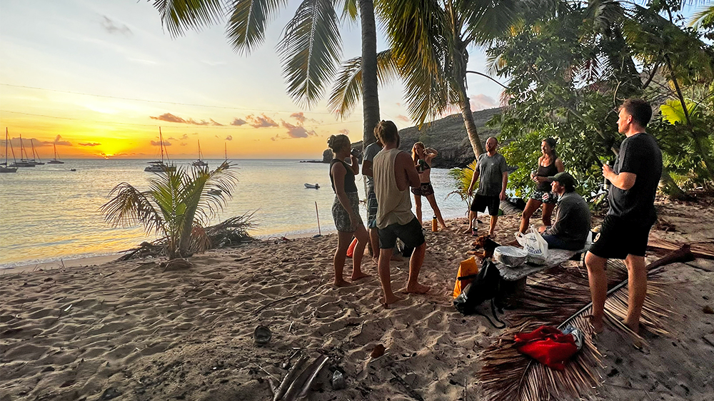 blauwasser_online_weltumsegelung_beluga_strand_freunde