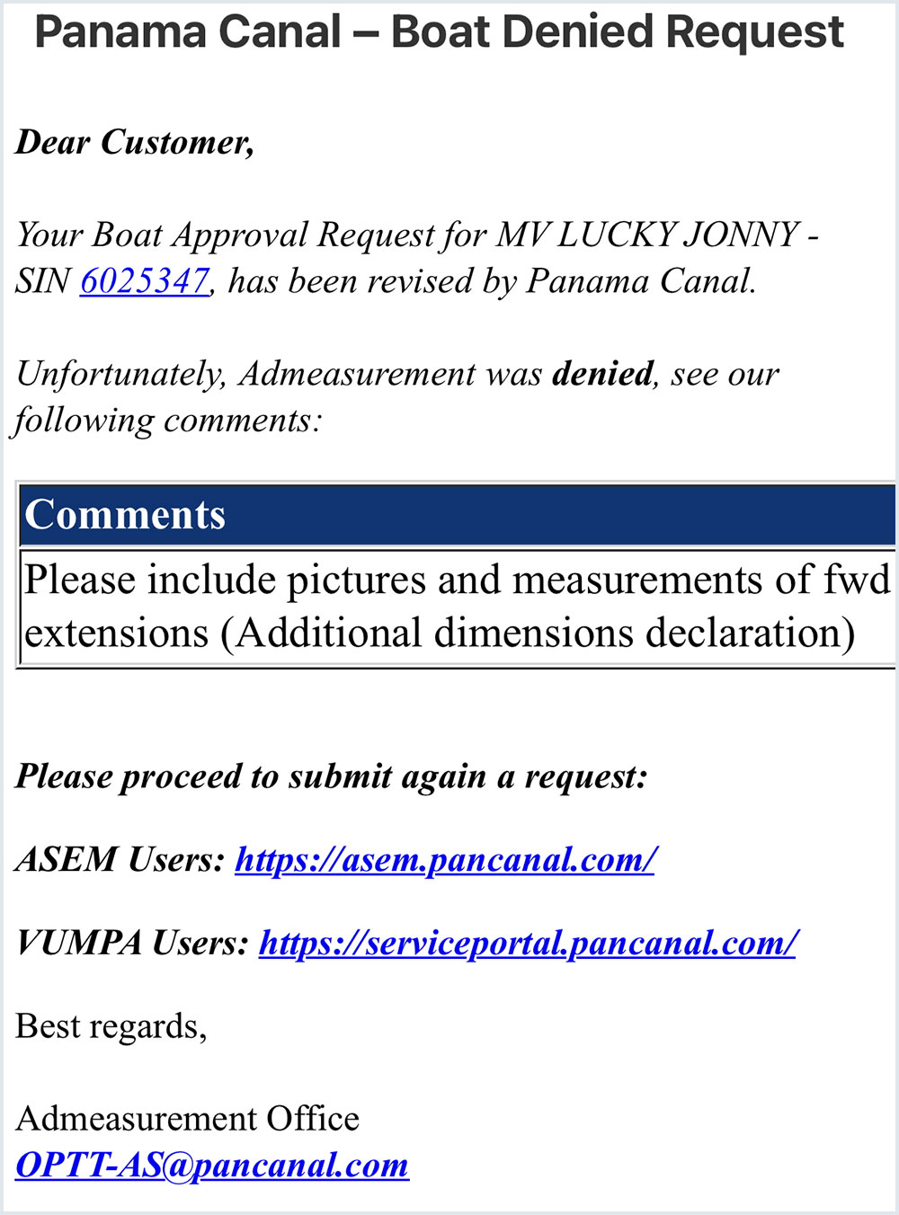 blauwasser_panamakanal_asem_bestaetigungsmail_false