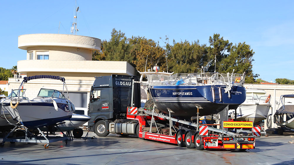 yacht transport lkw kosten